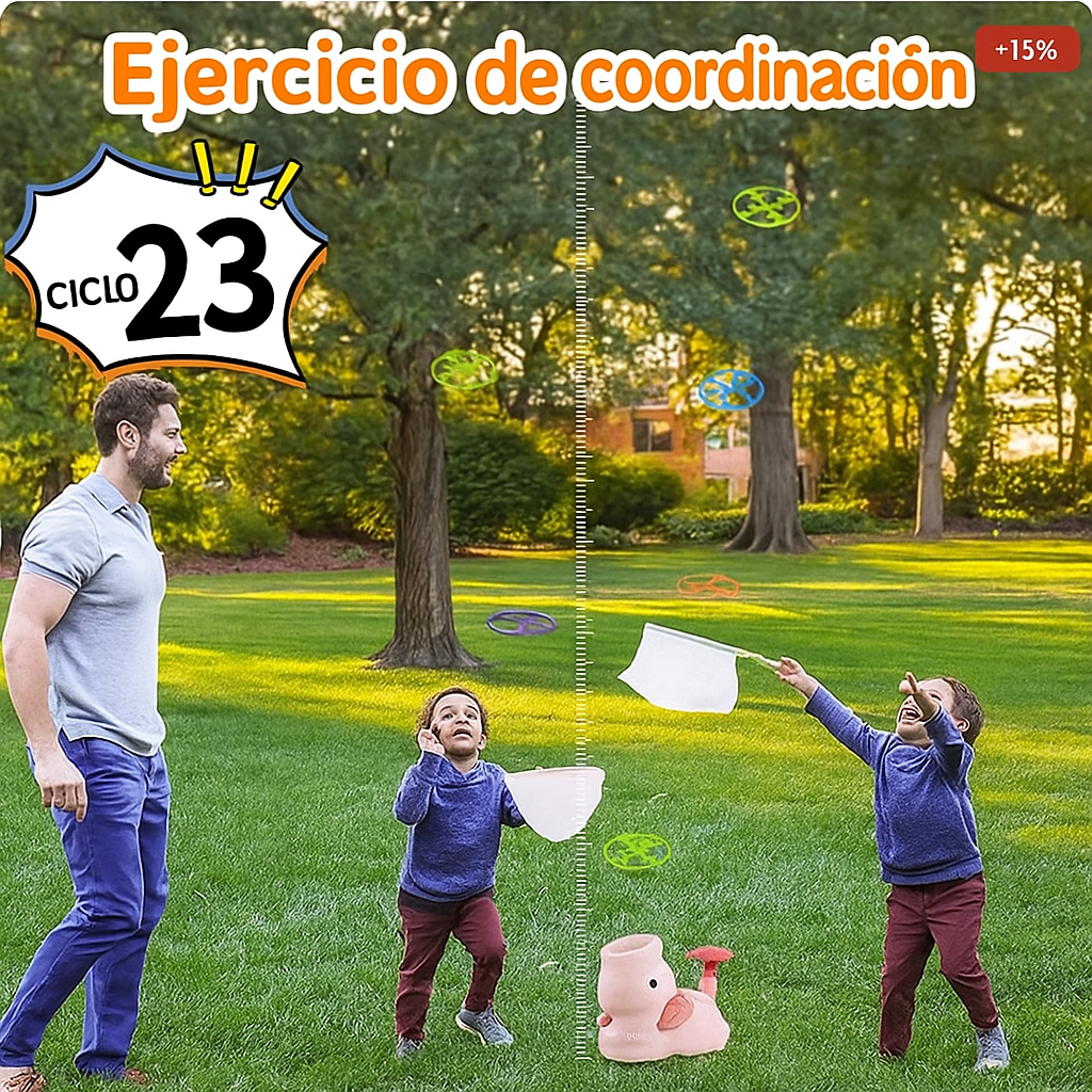 Juguete Lanzador de Discos Voladores Kaodezhu para Niños – Juego Interactivo STEM, Interior y Exterior.... Pagon contra entrega y envió gratis en Panamá...