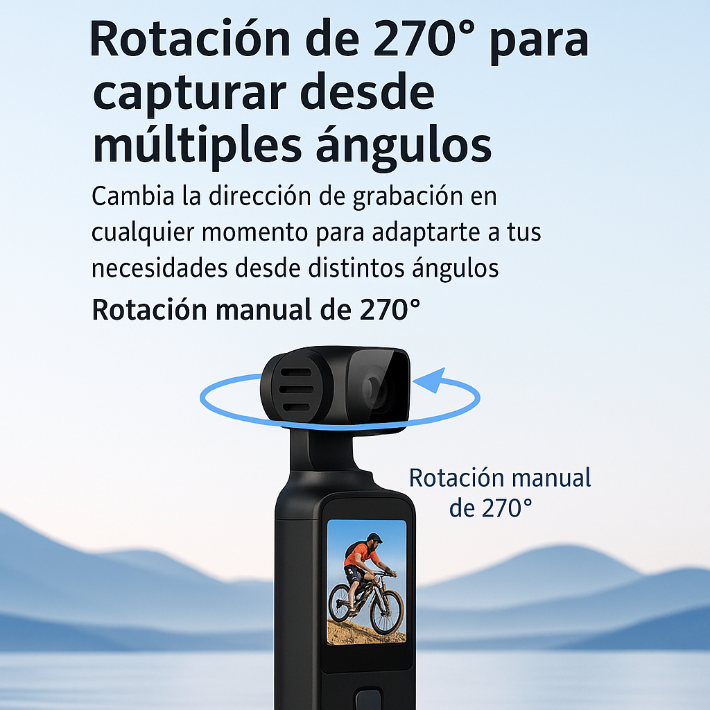 Camara de Acción CAPTA MOVIMIENTO Portátil 4K importada | original!!! Pago contra entrega y envió gratis en Panamá...