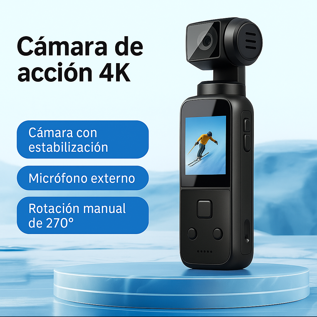 Camara de Acción CAPTA MOVIMIENTO Portátil 4K importada | original!!! Pago contra entrega y envió gratis en Panamá...