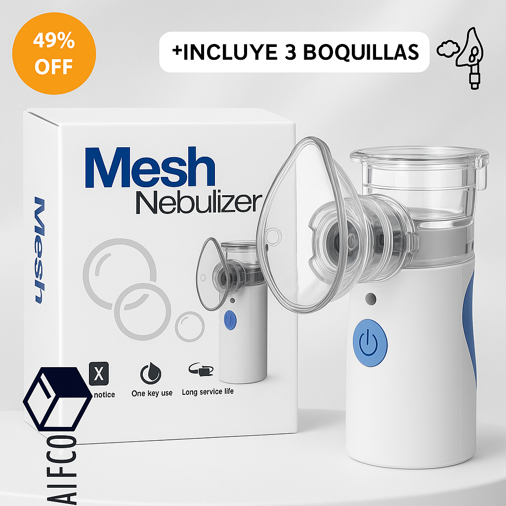 Mesh ®NEBULIZADOR PORTATIL ORIGINAL IMPORTADO ... PAGO CONTRA ENTREGA Y ENVIO GARTIS EN PANAMÁ....