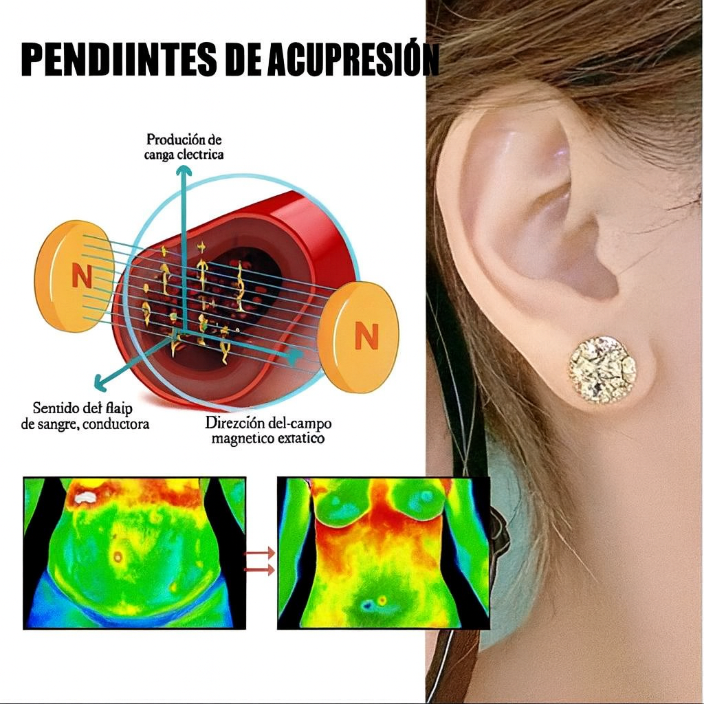 PAR DE ARETES IMANTADOS PLATEADOS doble función (Me hizo bajar peso a mi en 2 dias) PAGO CONTRA ENTREGA Y ENVIÓ GRATIS EN PANAMÁ!!!