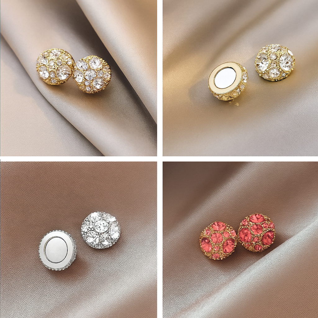 PAR DE ARETES IMANTADOS PLATEADOS doble función (Me hizo bajar peso a mi en 2 dias) PAGO CONTRA ENTREGA Y ENVIÓ GRATIS EN PANAMÁ!!!