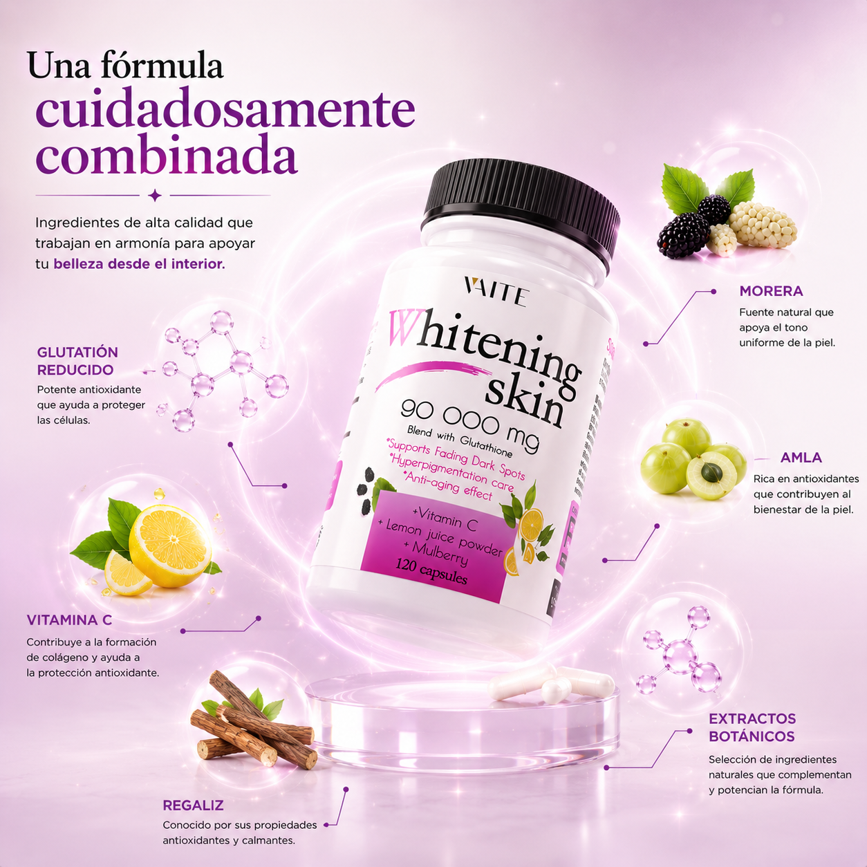 (55% DESCUENTO) Whitening Skin™ | Piel Más Luminosa, Uniforme y Radiante Todos los Días