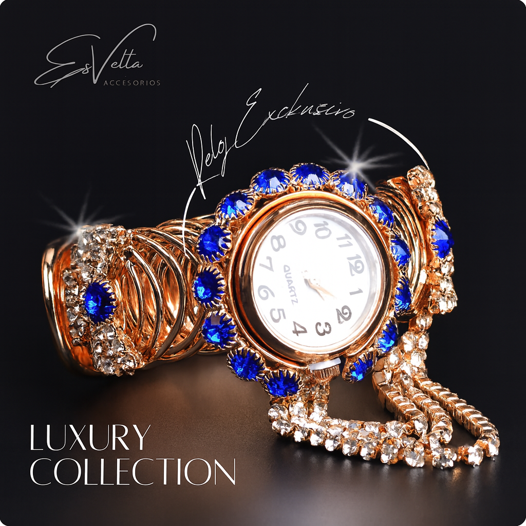 RELOJ LUXURY CON PENDIENTES EXCLUSIVO.... PAGO CONTRA ENTREGA Y ENVIÓ GRATIS EN PANAMÁ....