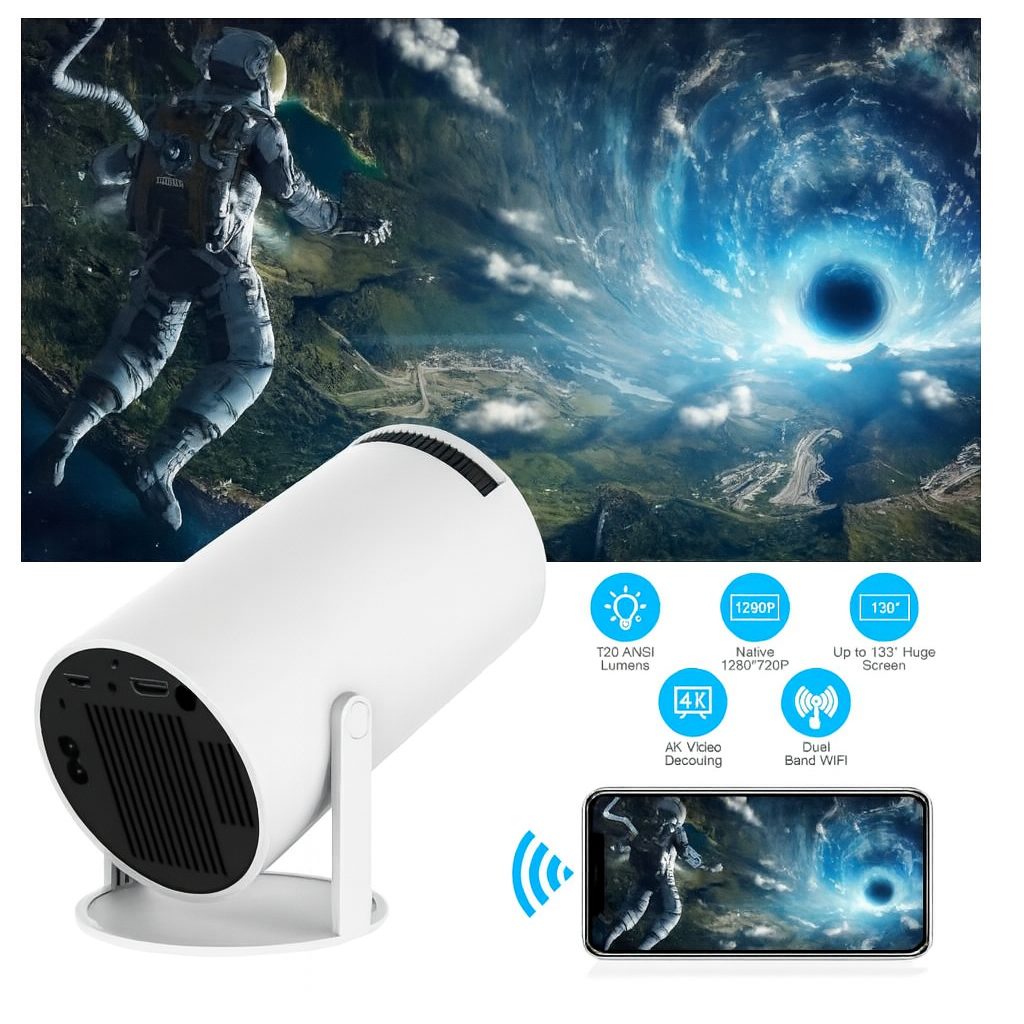 ®PROYECTOR ANDROID FULL HDHY300C ORIGINAL EE.UU CON +50 APPS DE PELICULAS | PAGO CONTRA ENTREGA Y ENVIÓ GRATIS EN PANAMÁ...