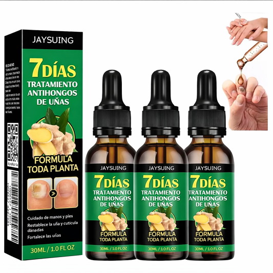 🌿 Tratamiento de Hongos en las Uñas con Jengibre original – 7 Días (Extra Fuerza)... Pago contra entrega y envió gratis en Panamá....