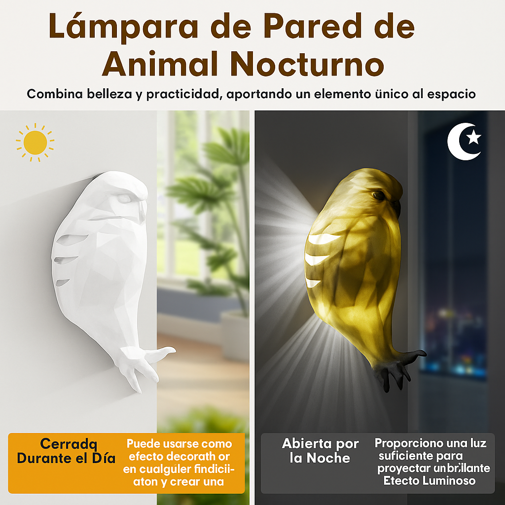 Lámpara de pared de Águila 3D Zafiro con luz de lujo!!!! Pago contra entrega y envió gratis en Panamá...