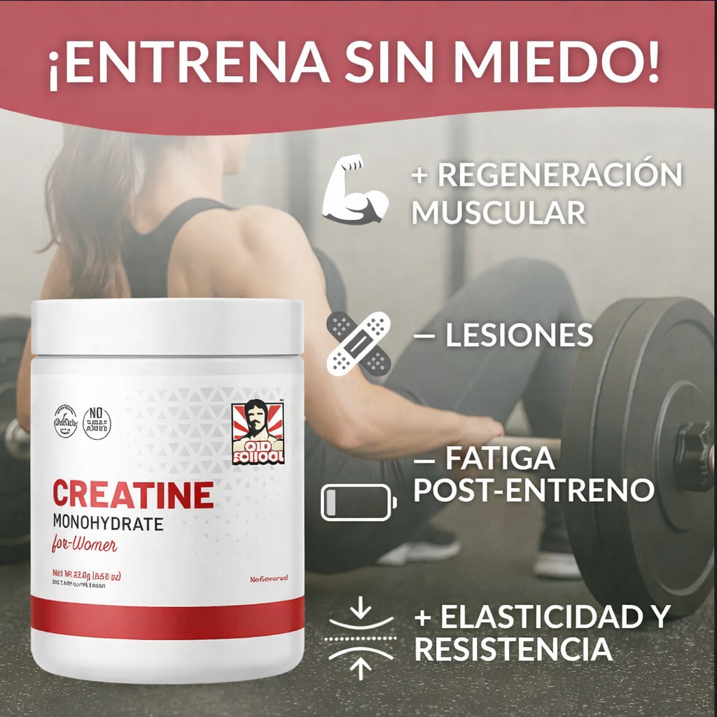 💪 Creatina Monohidratada 100% original | Micronizada para Mujeres + Colágeno + BCAA