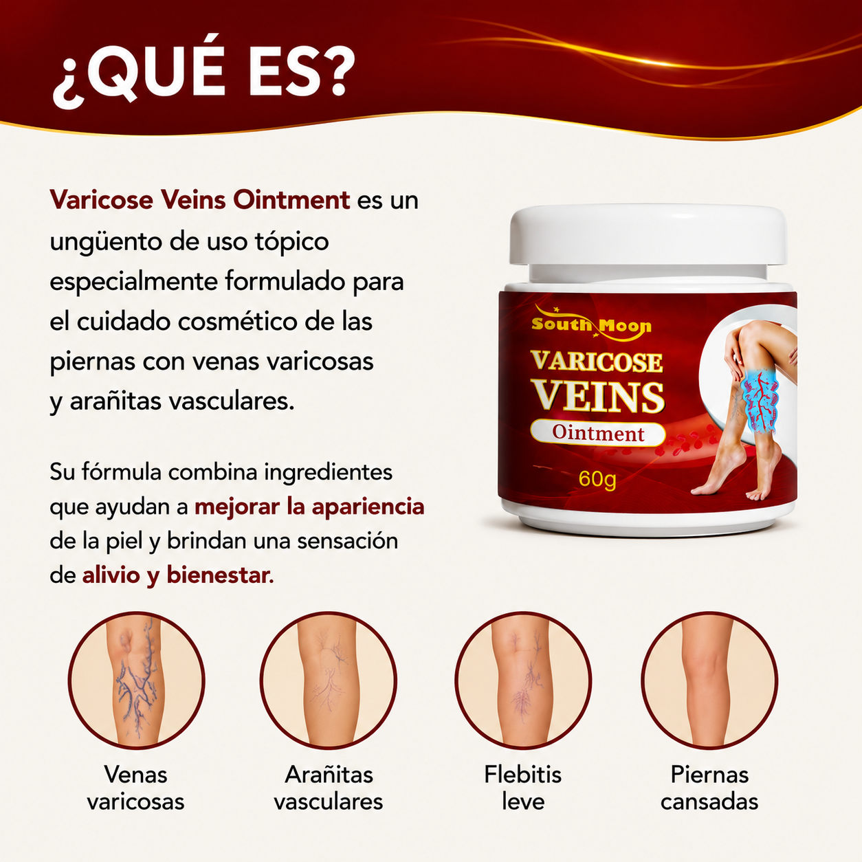 (55% DESCUENTO) VaricoseVeins™ | Alivia Piernas Cansadas y Mejora la Apariencia de Venas Visibles