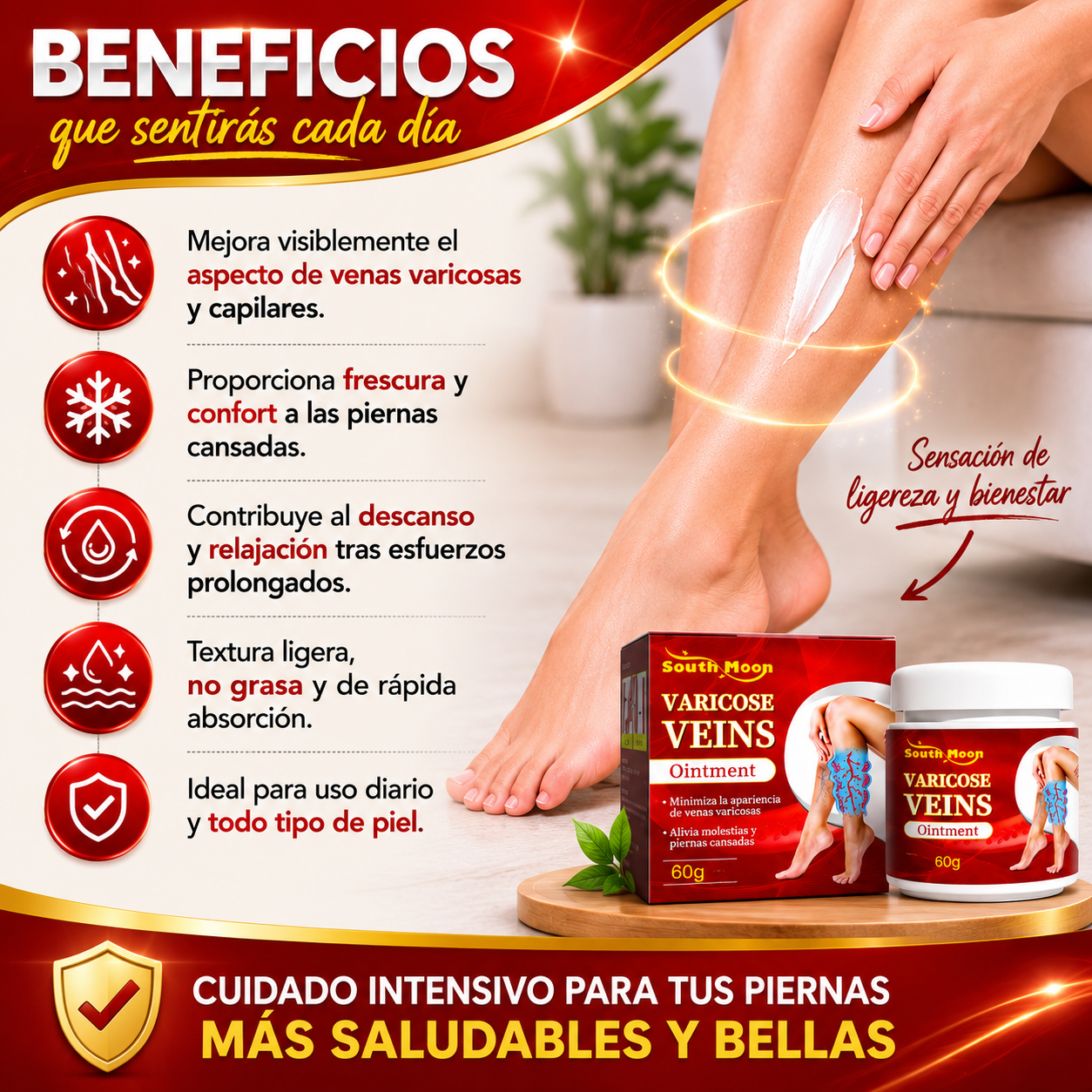 (55% DESCUENTO) VaricoseVeins™ | Alivia Piernas Cansadas y Mejora la Apariencia de Venas Visibles