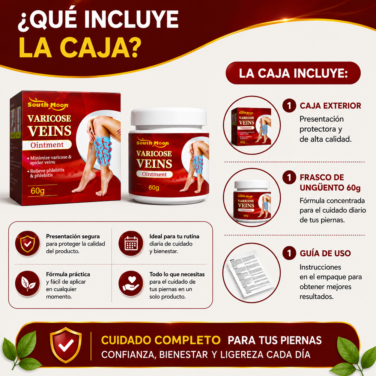(55% DESCUENTO) VaricoseVeins™ | Alivia Piernas Cansadas y Mejora la Apariencia de Venas Visibles