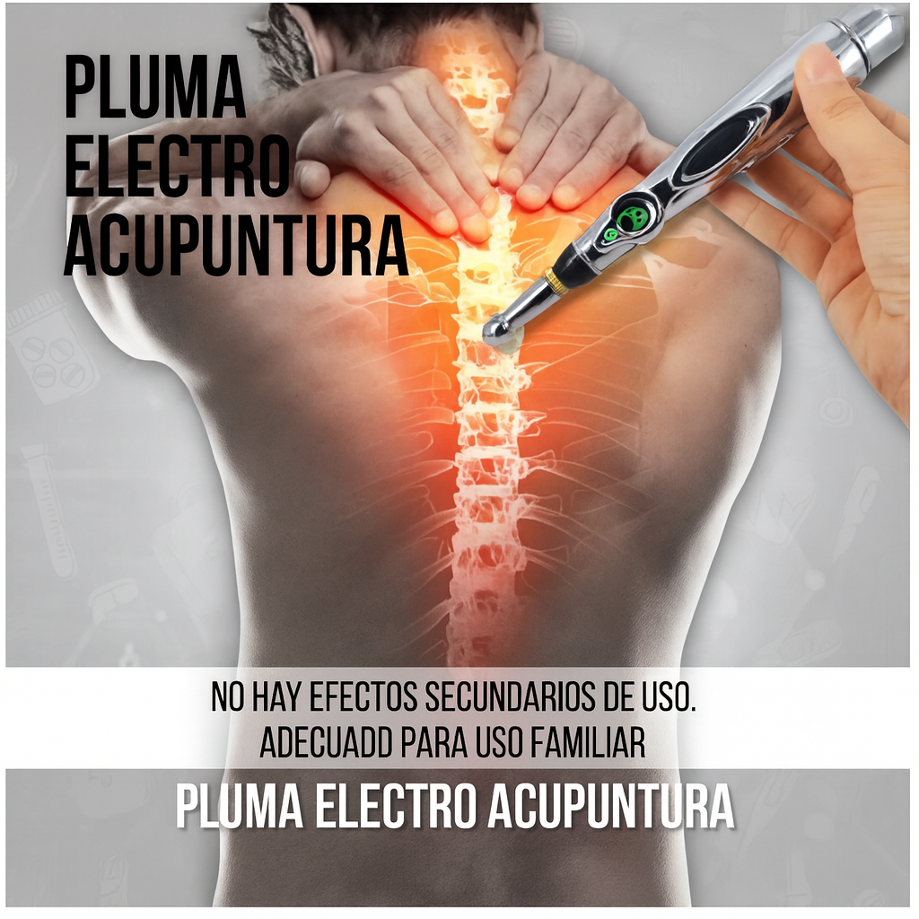 Pluma Acupuntura Eléctrico | Quita papada y arrugas en 30 días | Incluye 3 Cabezales, manual de uso y más ...Pago contra entrega y envió en Panamá!!!!