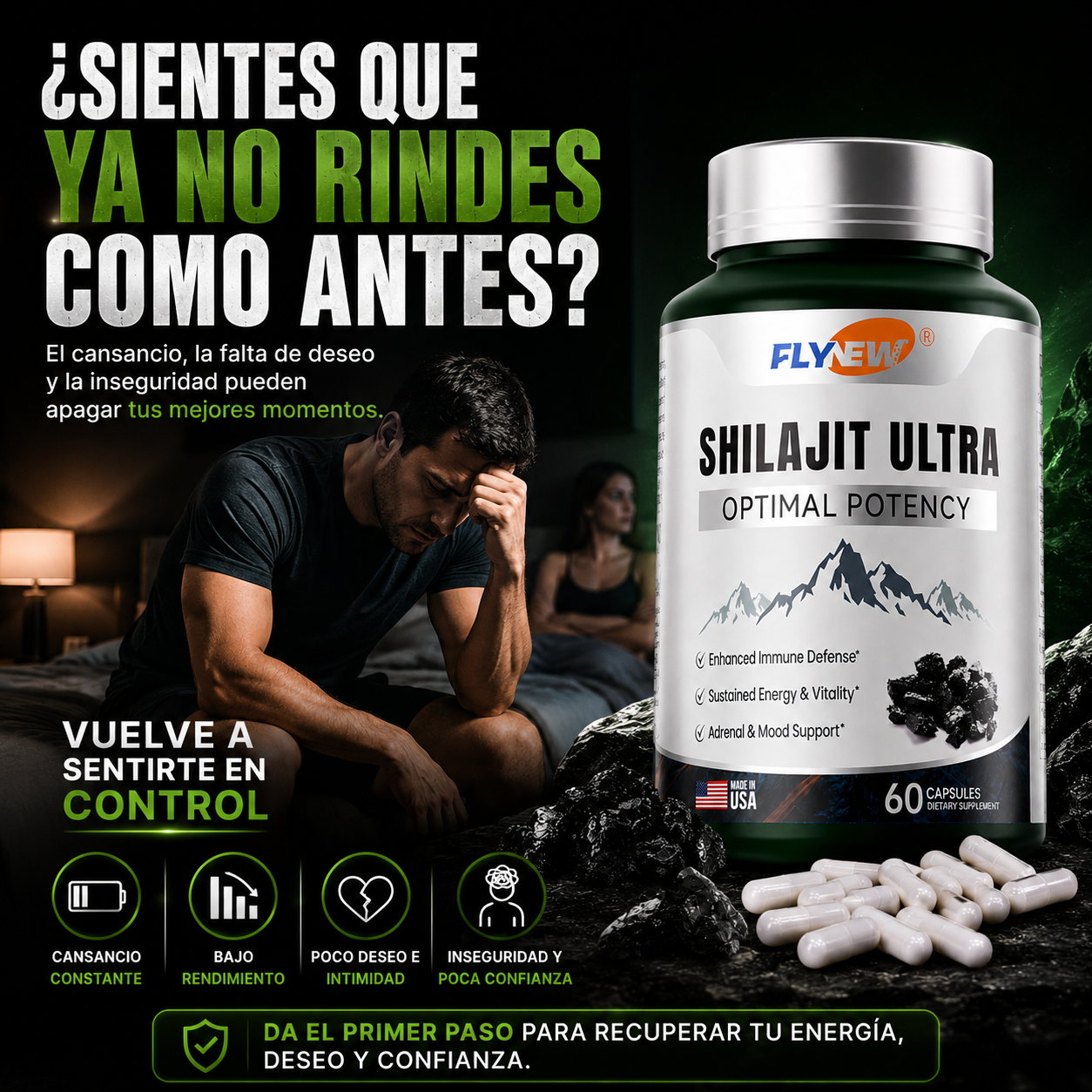 (55% Descuento) Shilajit Ultra™ | Ayuda a Mejorar la Potencia, el Deseo y la Duración
