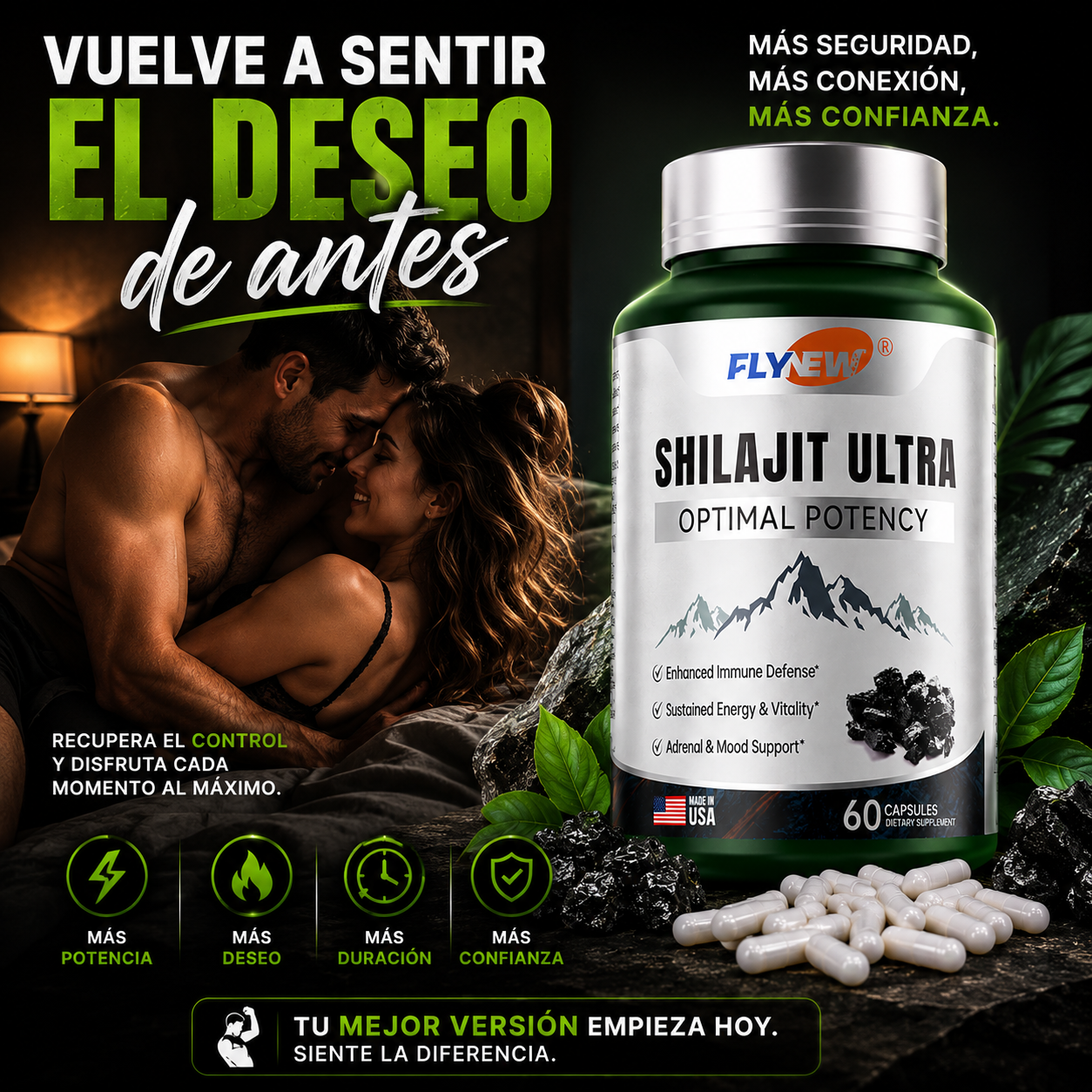 (55% Descuento) Shilajit Ultra™ | Ayuda a Mejorar la Potencia, el Deseo y la Duración