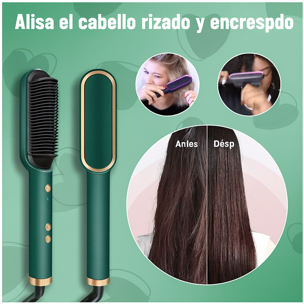 Cepillo alisador eléctrico Straght® Original (OFERTA 2X1) | Alisa en 4 minutos (Ultimas versión y ultima tecnologia)... Pago contra entrega y envió gratis PANAMÁ!!!!