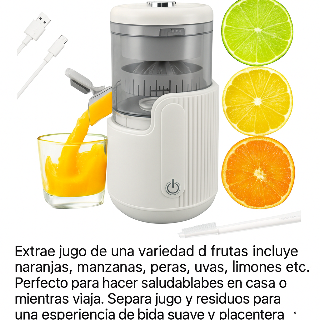 JuiceFast ® Maquina Original Eléctrica Portátil | Exprime todo en 3 segundos, obtén vitaminas y salud tomando jugo