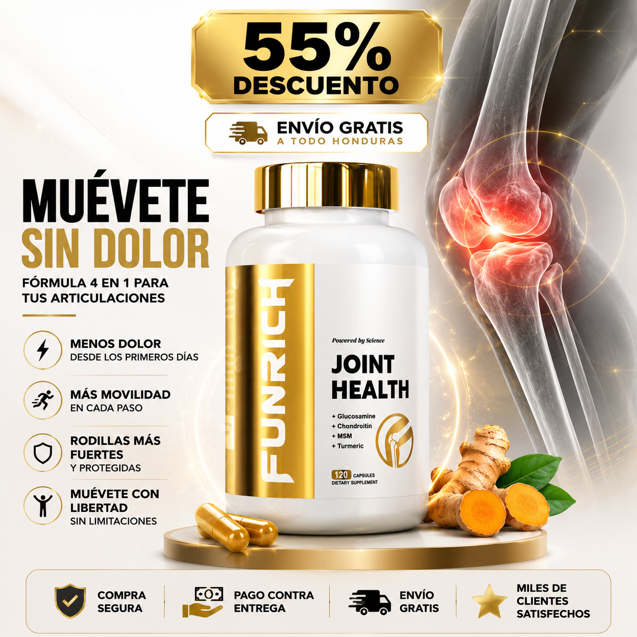 (55% DESCUENTO) Advanced Joint Health™ | Soporte Avanzado para la Salud Articular