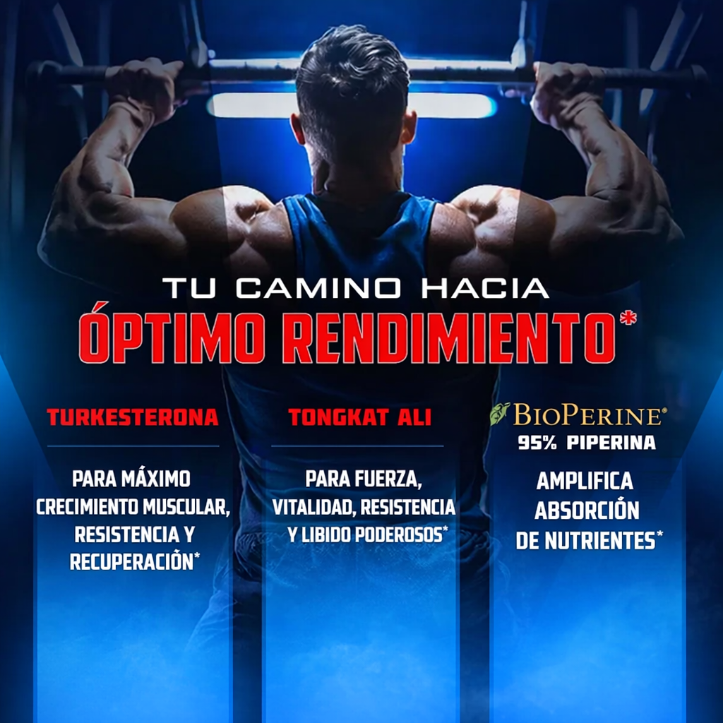 (OFERTA 2X1) Turkesterona  Old 100% original- Fuerza, Energía, Masa Muscular y Recuperación