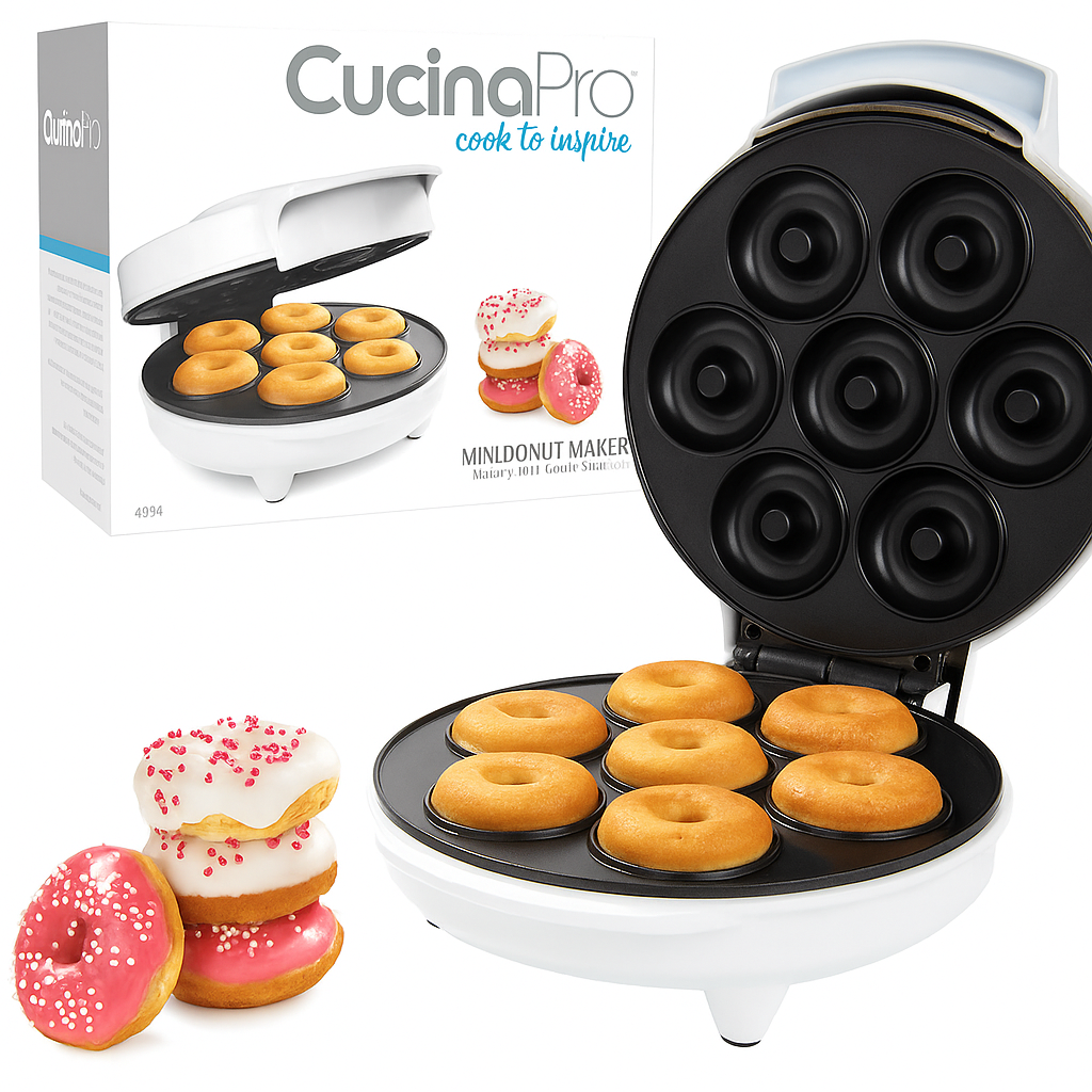 Máquina Multiusos para Donas y Pancakes – Hace 7 unidades a la vez...Pago contra entrega y envió totalmente gratis en Panamá....