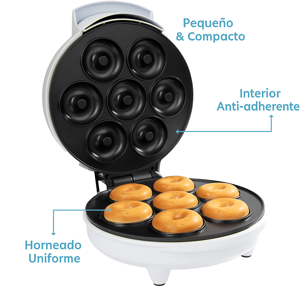 Máquina Multiusos para Donas y Pancakes – Hace 7 unidades a la vez...Pago contra entrega y envió totalmente gratis en Panamá....