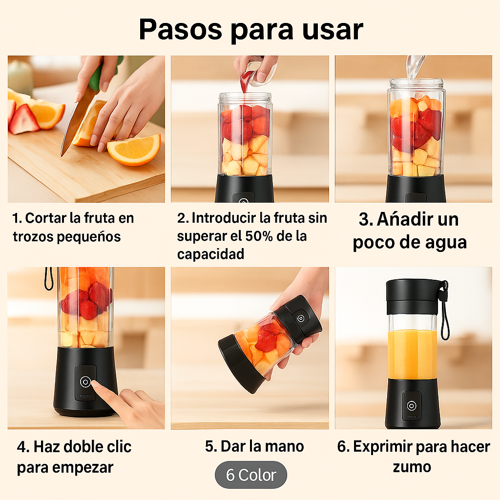 (OFERTA 2X1)LICUADORA PORTATIL ELECTRICA IMPORTADA JUGOS, BATIDOS EN 10 SEGUNDOS... PAGO CONTRA ENTREGA Y ENVIÓ GRATSI EN PANAMÁ.....