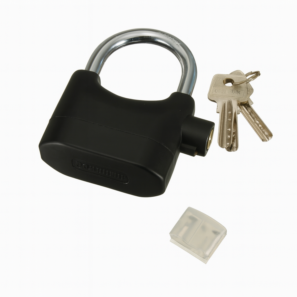 (Promoción 2x1) Pagas 1 y llevas 2 - Candado militar con alarma, ultra seguro importado USA + Tres llaves de regalo...Pago contra entrega y envió gratis en Panamá....