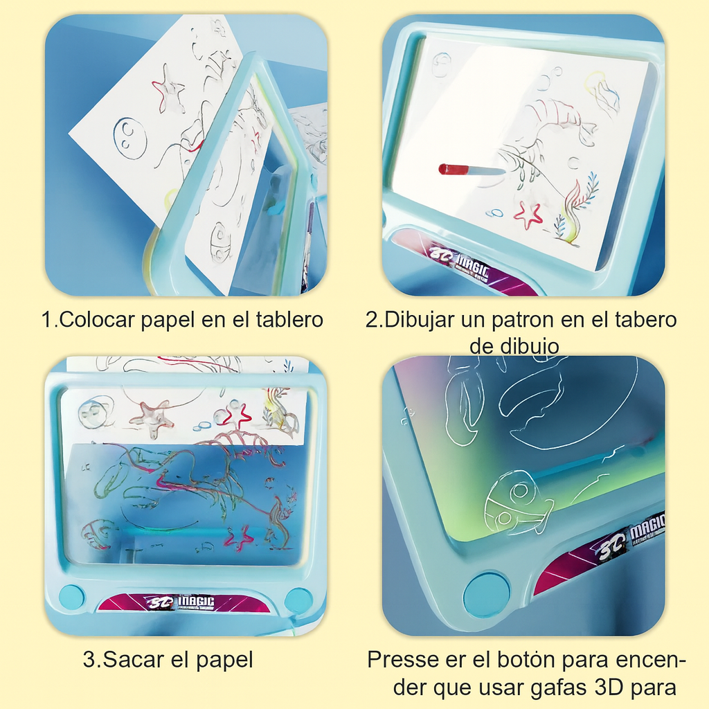 Tablero 3d magico para niños!!! Pago contra entrega y envió totalmente gratis en PANAMÁ....
