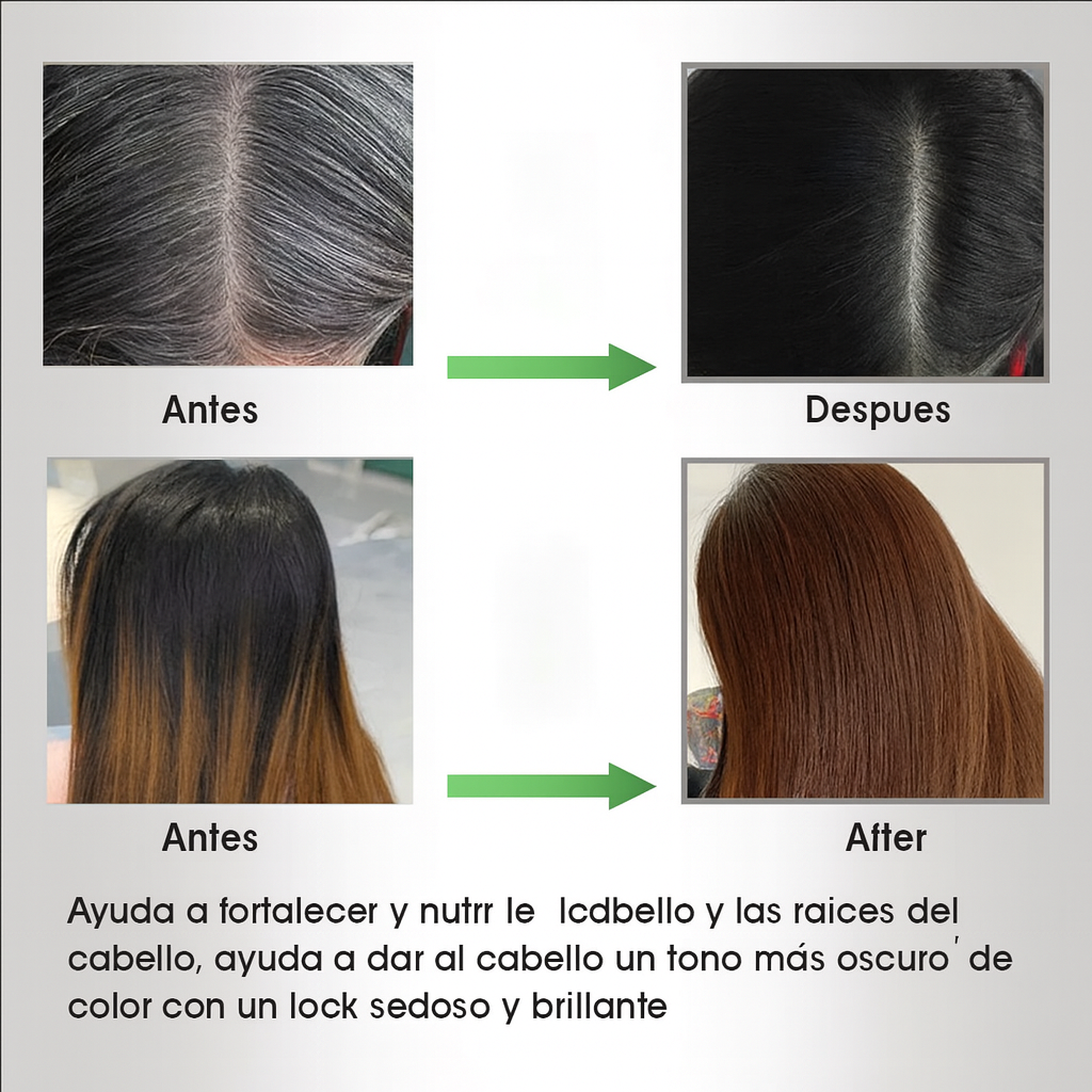 🖤 Shampoo Instantáneo Hair Dye 3 en 1 – Color Negro!!!! Pago contra entrega y envió totalmente gratis en Panamá....