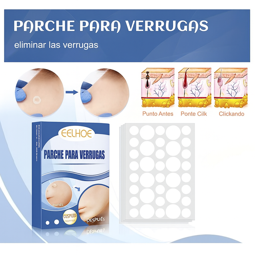 🌿 EELHOE Parches Naturales para Eliminar Verrugas y Lunares – 144 Piezas... PAGO CONTRA ENTREGA Y ENVIÓ GRATIS EN PANAMÁ...
