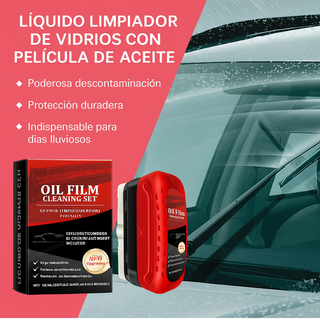 🚘 Limpiavidrios Antiempañante Hidrofóbico para Autos + Liquido anti empañante de regalo | PAGO CONTRA ENTREGA Y ENVIÓ GRATIS A TODO PANAMÁ....