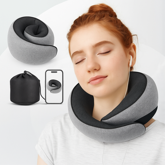 ✨ Almohada Ergonómica para el Cuello – ¡Tu compañera de viaje perfecta! ✨Oferta 2x1 paga 1 llevas dos y se te regala 2 maletines de viajes pequeños... Pago contra entrega y envió gratis a Panamá!!!