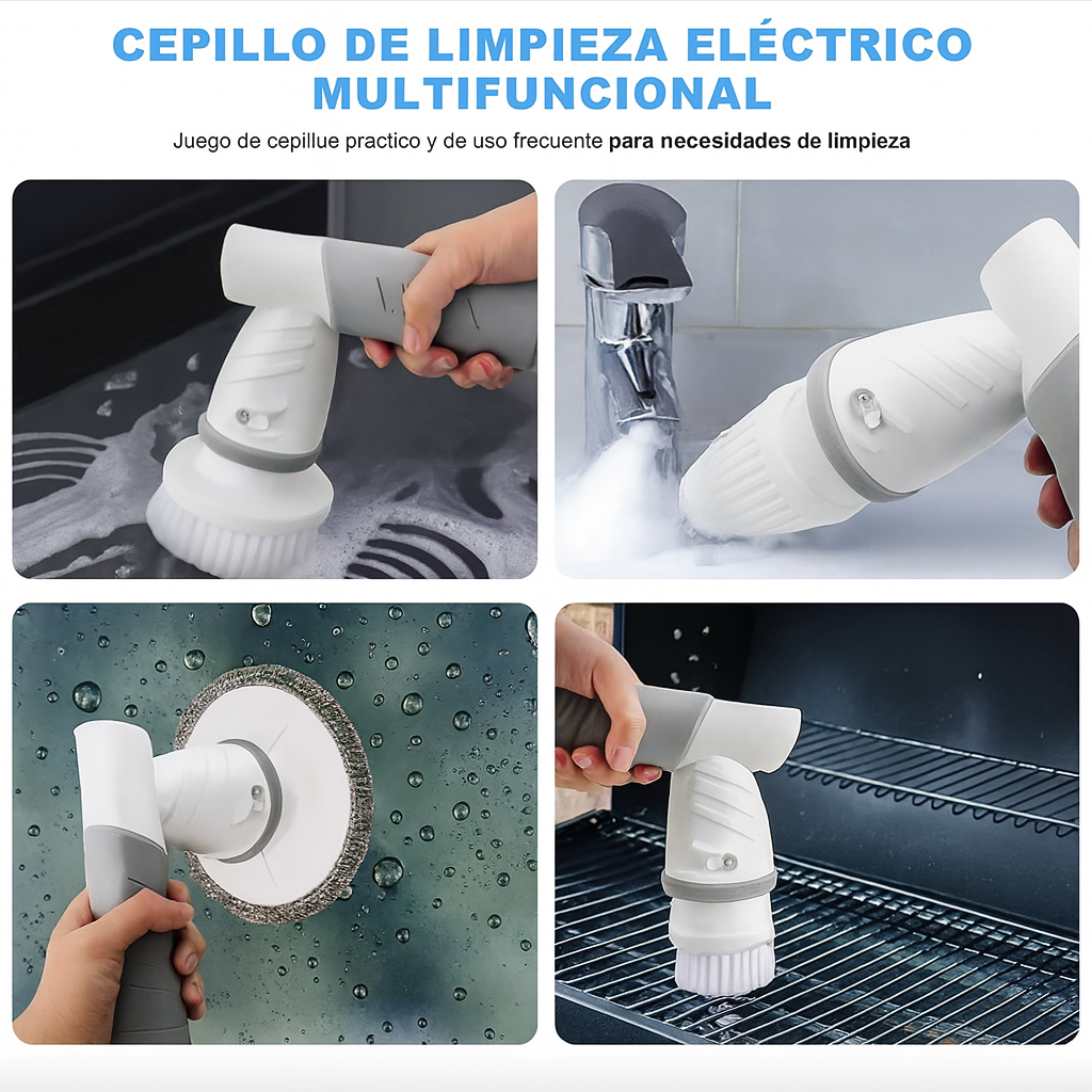Cepillo de Limpieza Eléctrico Inalámbrico Rotativo 5 en 1!!!! Oferta 2 en 1, paga 1 lleva 2 ... Pago contra entrega y envió gratis en Panamá!!!!
