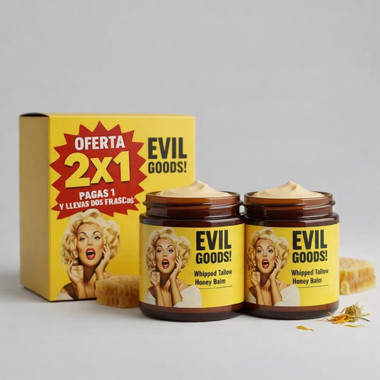 (70% Descuento) (OFERTA 2X1) Crema Hidratante Natural EVIL GOODS ORIGINAL – Adiós Acné y Piel Seca