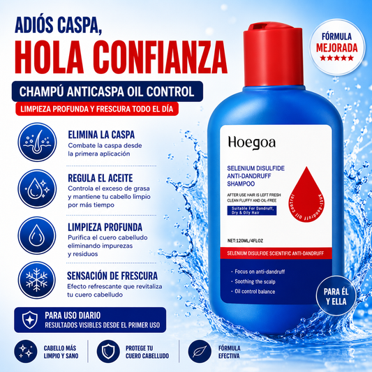 (2x1) Shampoo Anticaspa Viral™ | Limpieza Profunda + Menos Picazón