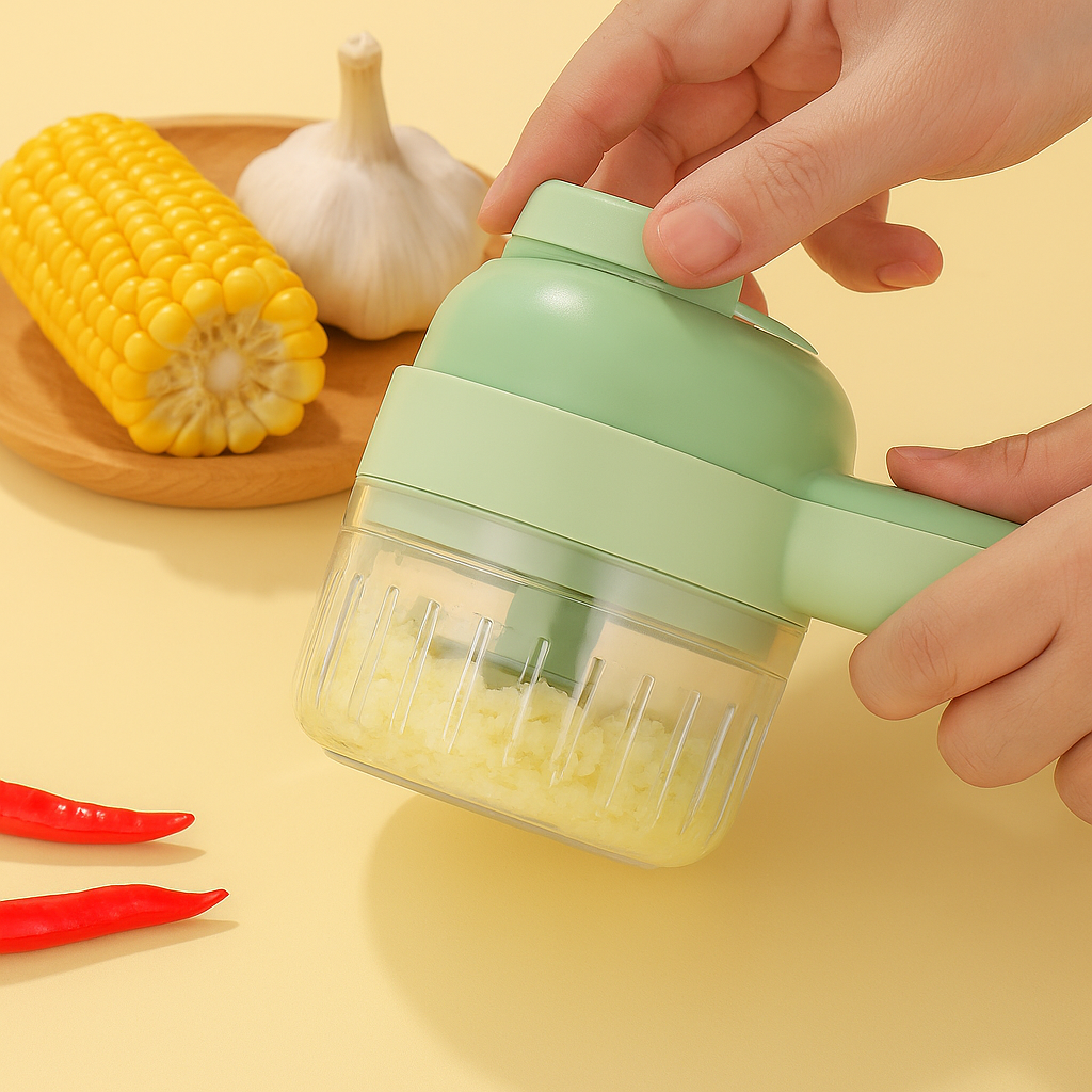 Picador multifuncional de verduras usb (Pica en un minuto) contraentrega y envio gratis en Panamá