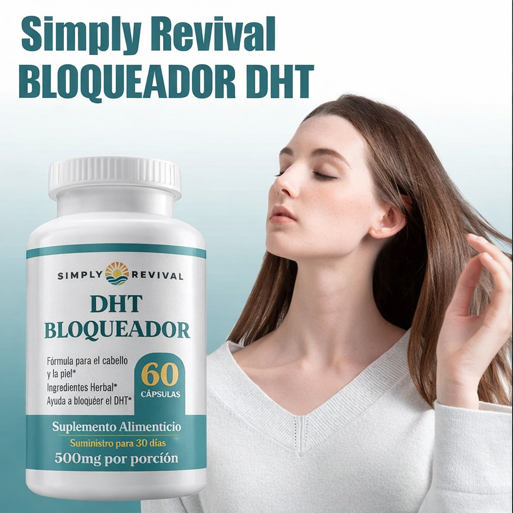 🌿 DHT Blocker 100% Original | Simply Revival! Pago contra entrega y envió gratis en Honduras....