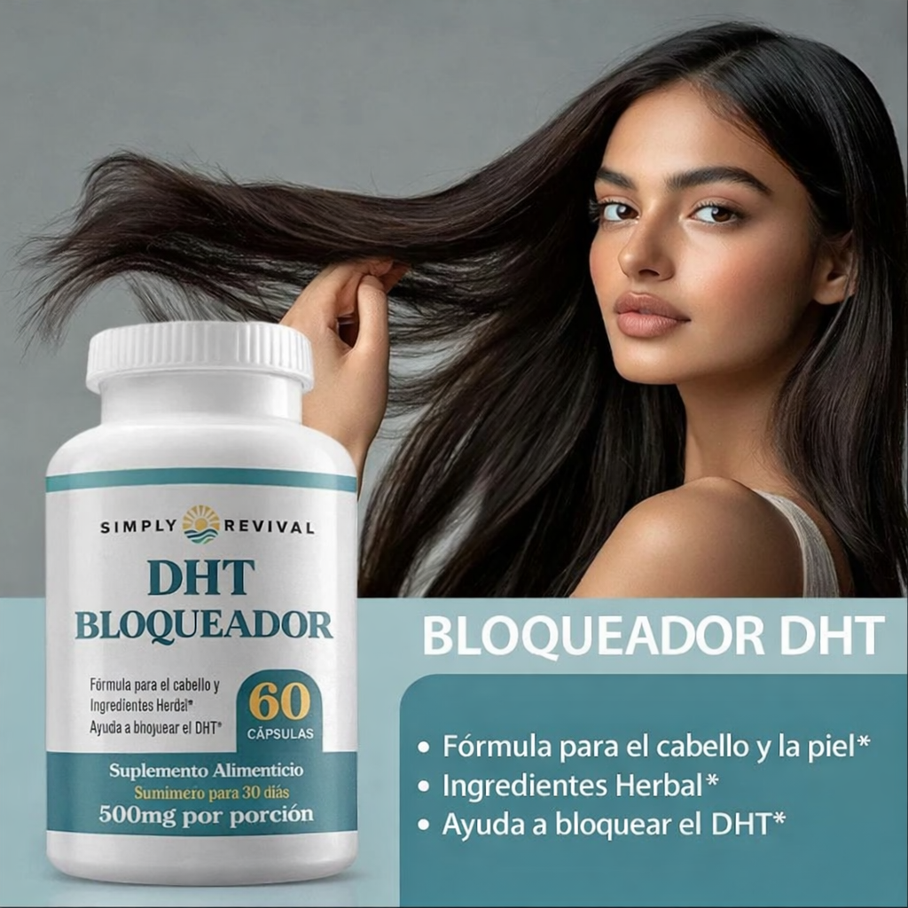🌿 DHT Blocker 100% Original | Simply Revival! Pago contra entrega y envió gratis en Honduras....