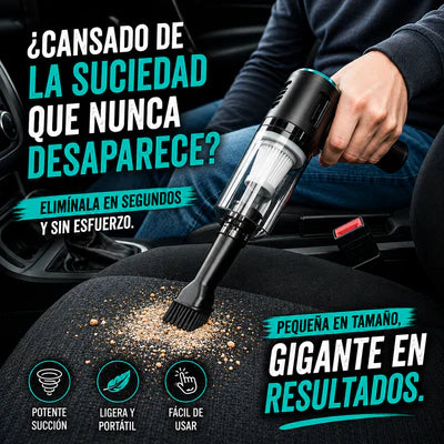 (55% DESCUENTO) Aspiradora Portátil Inalámbrica Limpieza Profunda 120W Multiusos