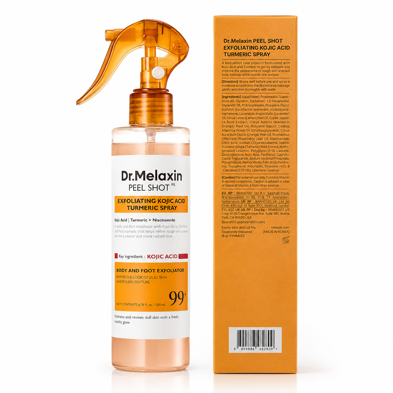 (55% DESCUENTO) Dr. Melaxin™ Exfoliante Corporal Aclarante Coreano