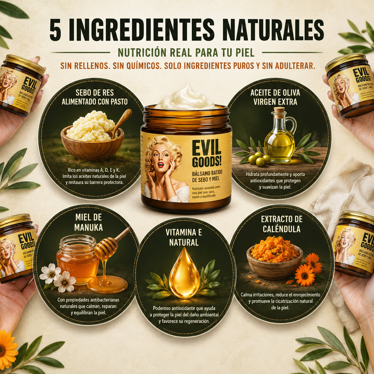 (55% DESCUENTO) Evil Goods™ | Ayuda a Calmar, Nutrir y Recuperar tu Piel