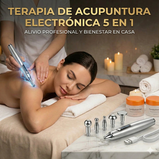 (67% Descuento) Alivio del Dolor Lápiz de Acupuntura 5 en 1 ⚡