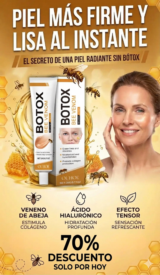 (70% Descuento) Serum Natural Bee Venom Max – Piel Firme y Sin Acné