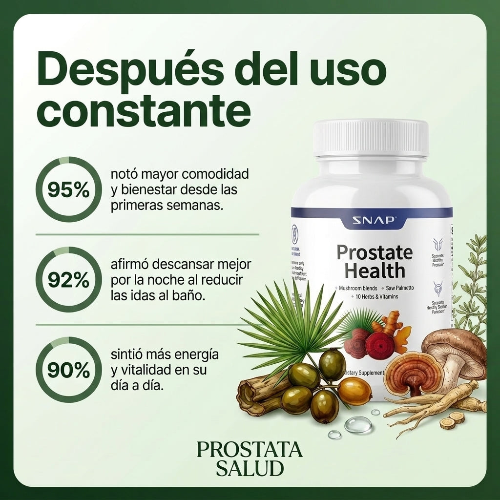 (55% Descuento) ProstaHealth™ | Salud Prostática y Flujo Urinario
