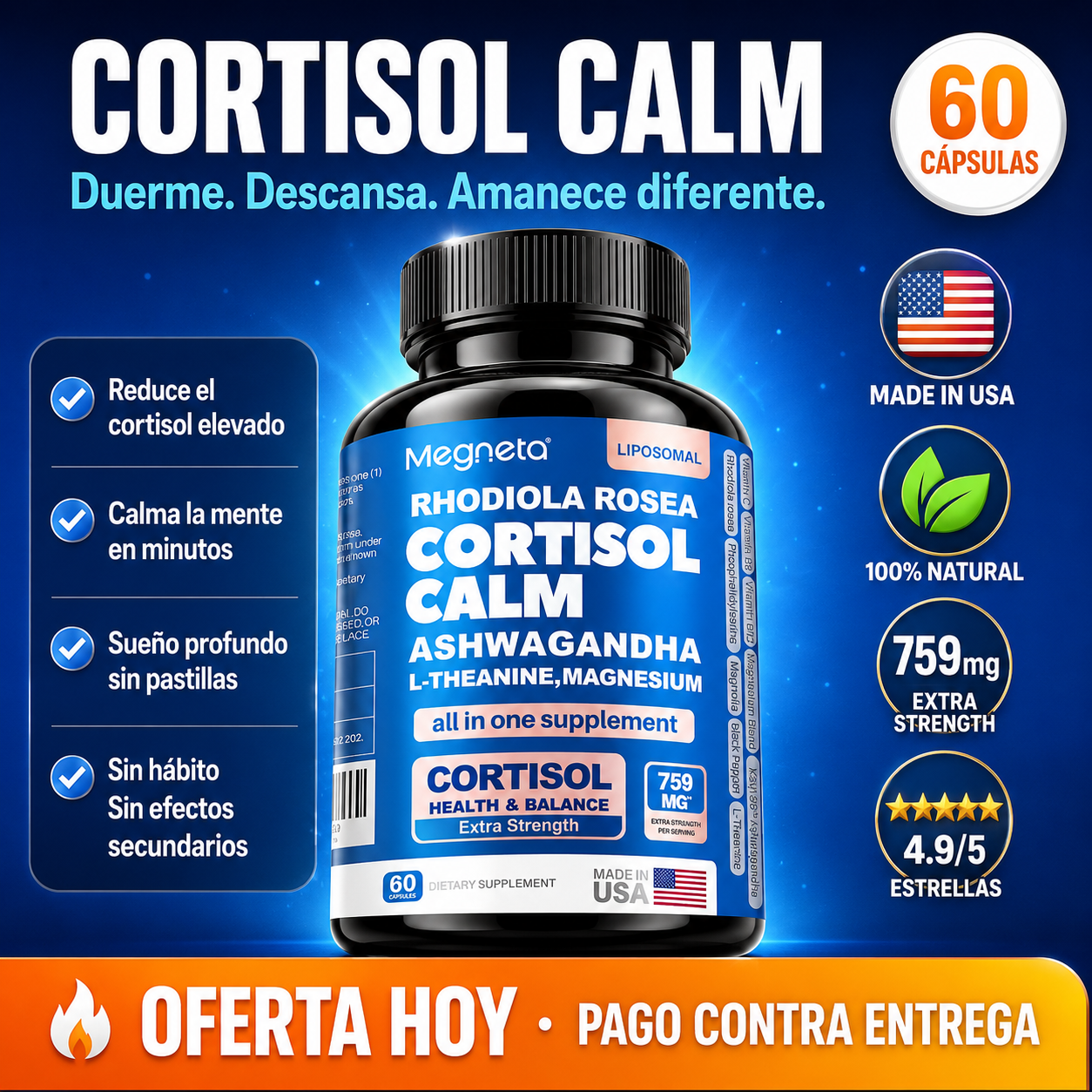 (55% DESCUENTO) NeuroCalm Complex™ | Fórmula Avanzada para Calma Mental, Enfoque y Equilibrio