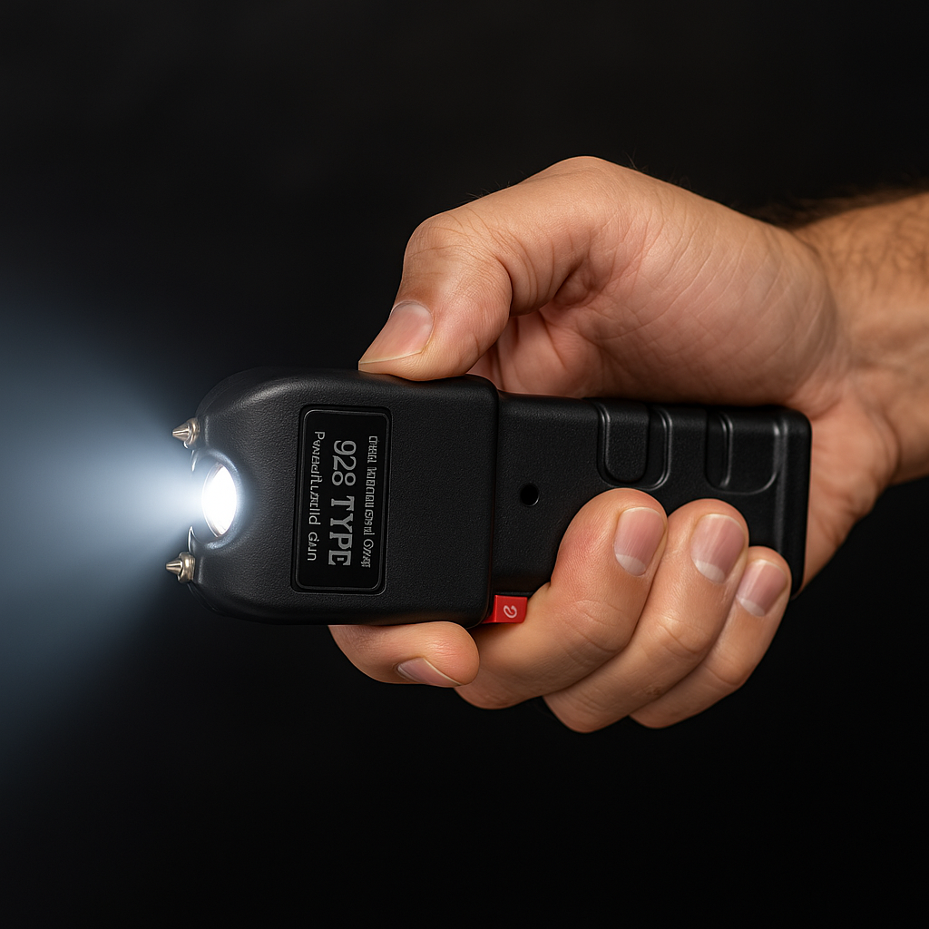 Linterna Eléctrica con Taser Recargable® Para Defensa Personal