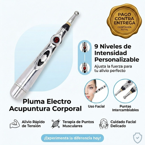 (67% Descuento) Alivio del Dolor Lápiz de Acupuntura 5 en 1 ⚡