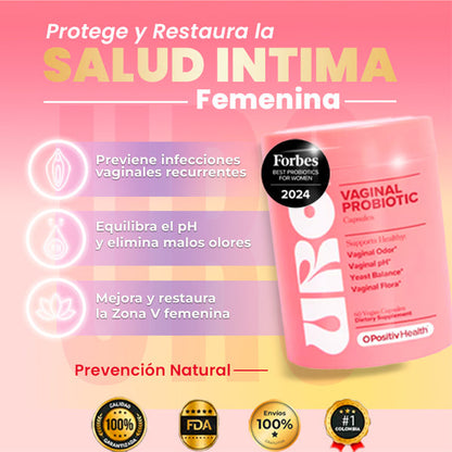 (70% Descuento) Uro Probiótico ORIGINAL – Elimina Mal Olor y Flujo desde la Raíz