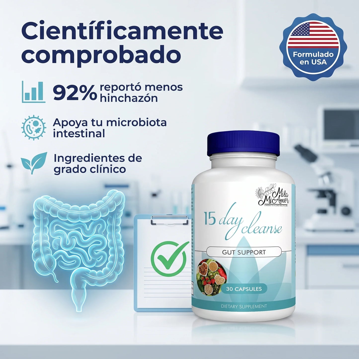 (55% DESCUENTO) 15 Day Cleanse™ | Desinflama tu Abdomen y Recupera tu Bienestar Natural