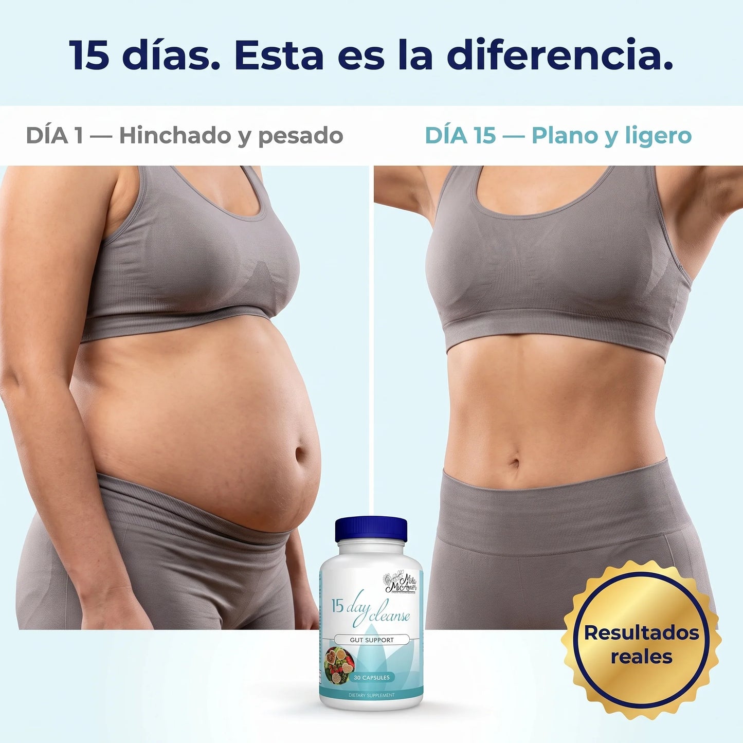(55% DESCUENTO) 15 Day Cleanse™ | Desinflama tu Abdomen y Recupera tu Bienestar Natural