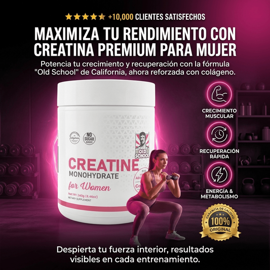 (55%) Creatina Monohidratada 100% Original | Más Fuerza + Mayor Volumen en Glúteos